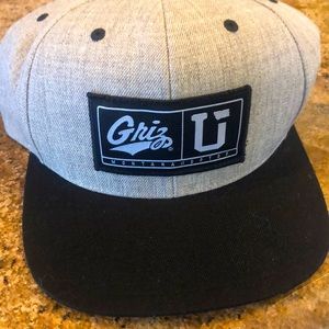 New Uptop Mo tabs Griz flat hat